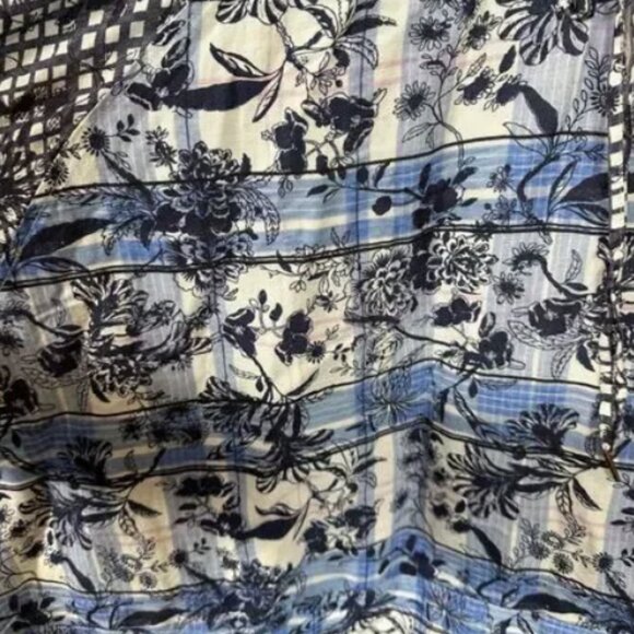 Brand New PILCRO ASYMMETRICAL LINEN DRAWSTRING SKIRT - Picture 9 of 10